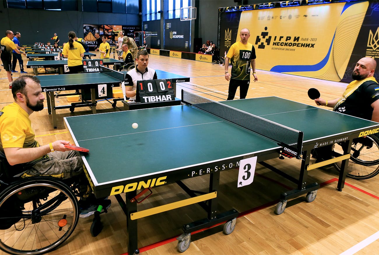 Ігри Нескорених настільний теніс