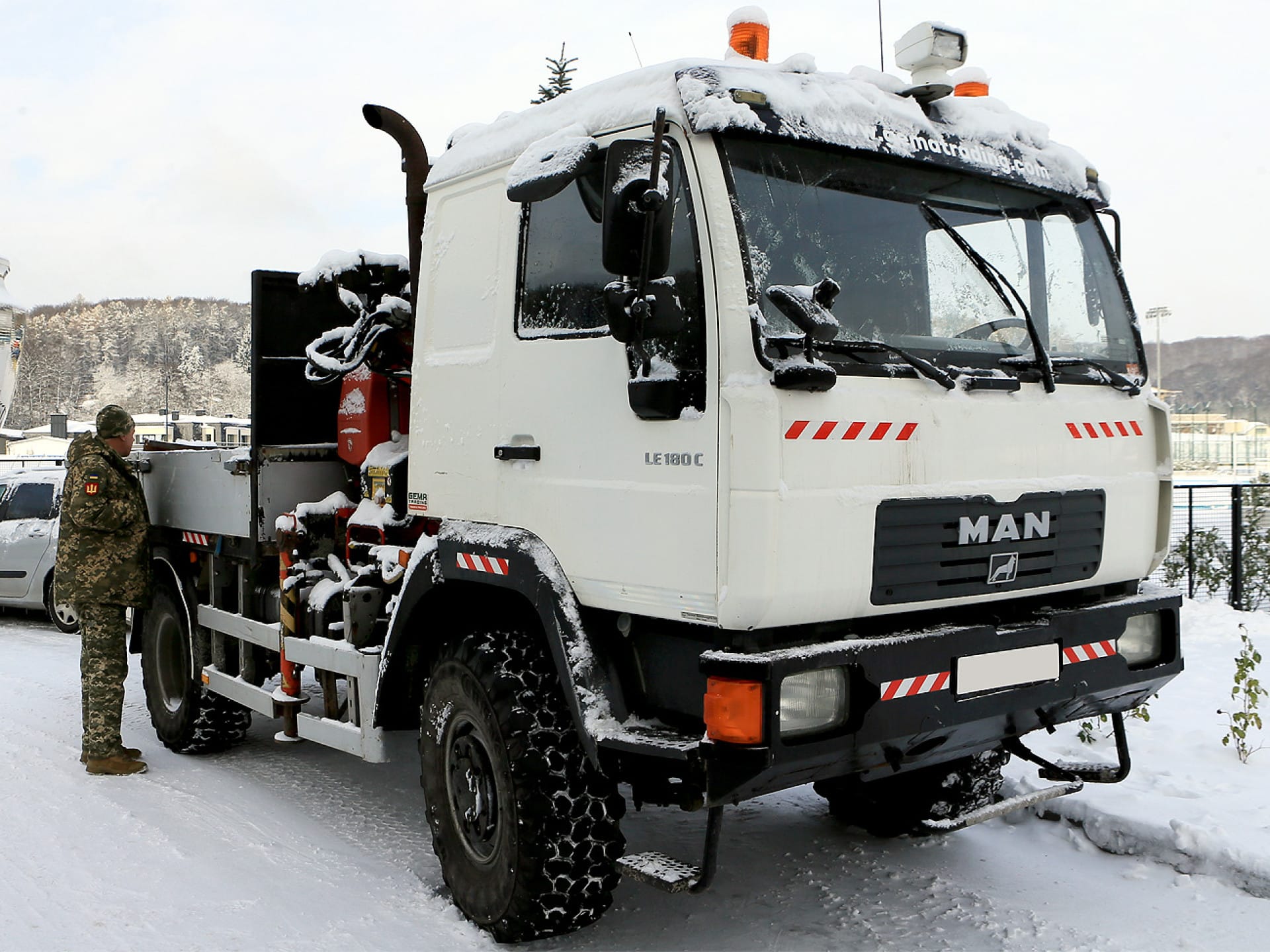 a car for the military by Hryhoriy Kozlovskyy