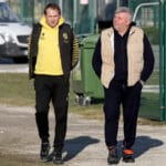 Hryhoriy Kozlovskyy attends Ruh’s training session at the winter training camp in Slovenia