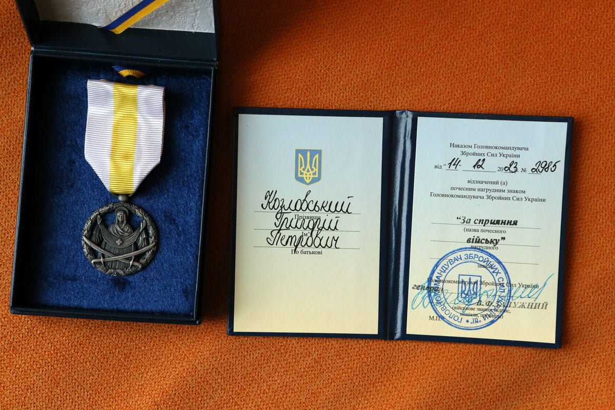 Grigorij Kozłowski otrzymał nagrodę im. Walerija Załużnego