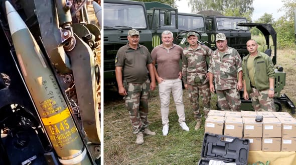 Hryhorij Kozłowski aktywnie pomaga ukraińskiej armii