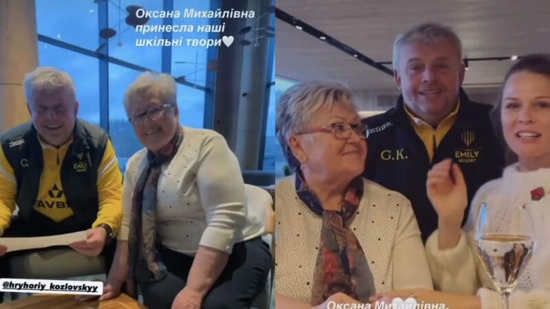 “Мініатюрна зустріч випускників”: Григорій Козловський та Ольга Фреймут повернулися до школи