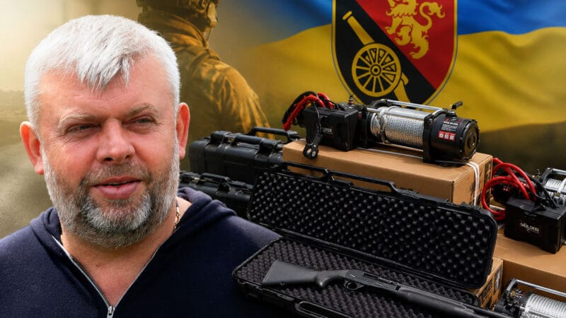 Григорій Козловський продовжує підтримувати 45-ту ОАБр: захисникам передали антидронові рушниці та технічне обладнання